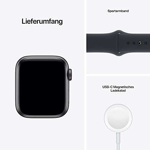 Apple Watch SE (1. Generation) Space Grau Mitternacht 44mm GPS USB-C