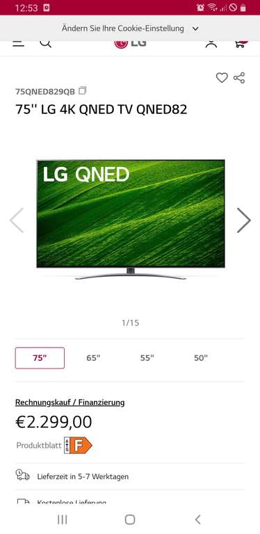 Unidays Sammeldeal neue LG Tvs/Fernseher mit Rabattcode OLED77B23LA, 65QNED829QB, 75QNED829QB