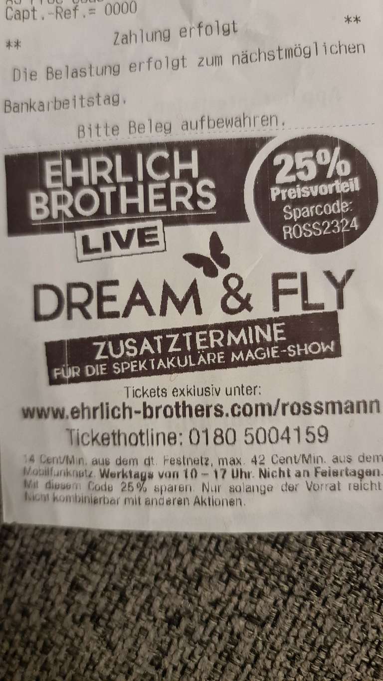 25% Auf Tickets von den Ehrlich Brothers.