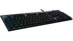 Logitech G815 mechanische Tastatur, Linear Switches, flaches Profil, RGB, 5 Programmierbare Tasten, QWERTZ-Layout