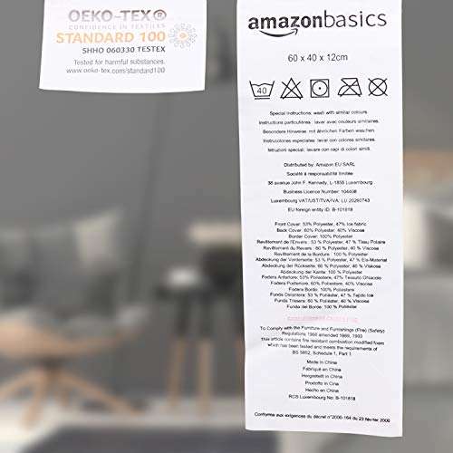[Prime] Amazon Basics Fresh-Memory-Foam-Kissen - 60 x 40 x 12 cm