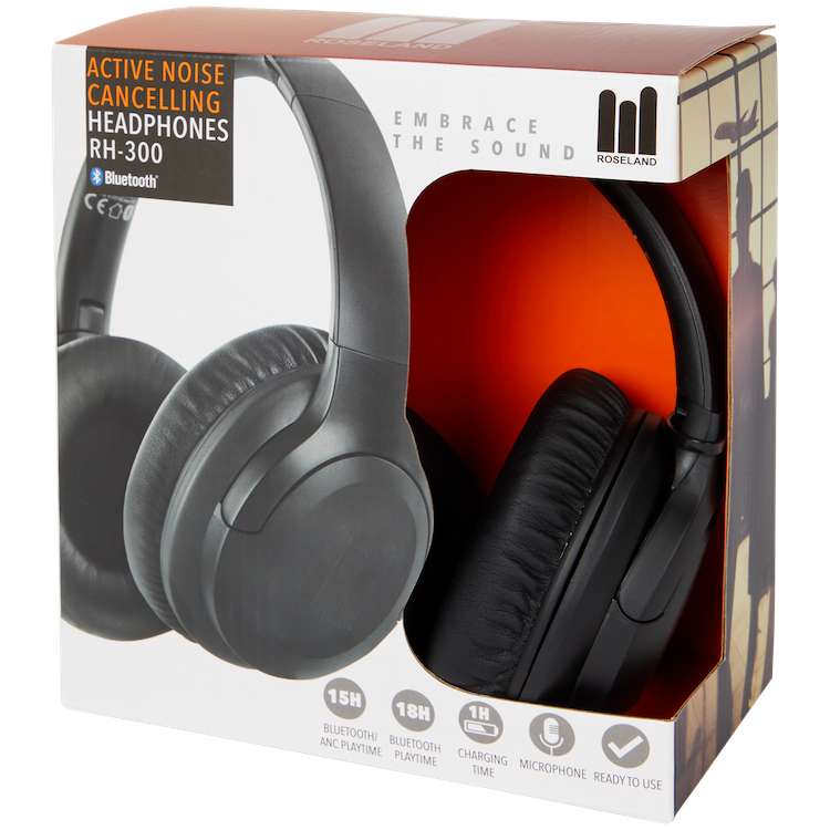 [Action] Bluetooth Noise Cancelling Kopfhörer Roseland RH-300 mit Mikrofon / USB C