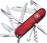 Victorinox Schweizer Taschenmesser ("Ranger" Offiziersmesser mit 21 Funktionen für 31,16€) Huntsman - Rot Transparent(Prime)