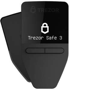 TREZOR SAFE 3 (Krypto Hardware-Wallet) - Neue Version mit USB-C