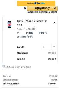 Apple IPhone 7 32 GB (refurbished)