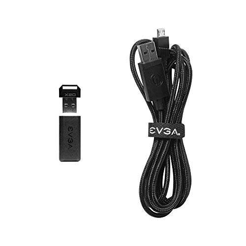 EVGA X20 Wireless Gaming Maus schwarz USB