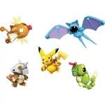 Prime: Mattel Mega Pokémon Poké Ball Pack Tragosso, Zubat, Raupy, Karpador, Pikachu | Klemmbausteine 118 Teile |