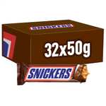 Sammeldeal Snickers Schokoriegel Großpackung 32 x 50g = 1,6kg oder Minis Großpackung 1,4kg für 12,59€ [PRIME/Sparabo]