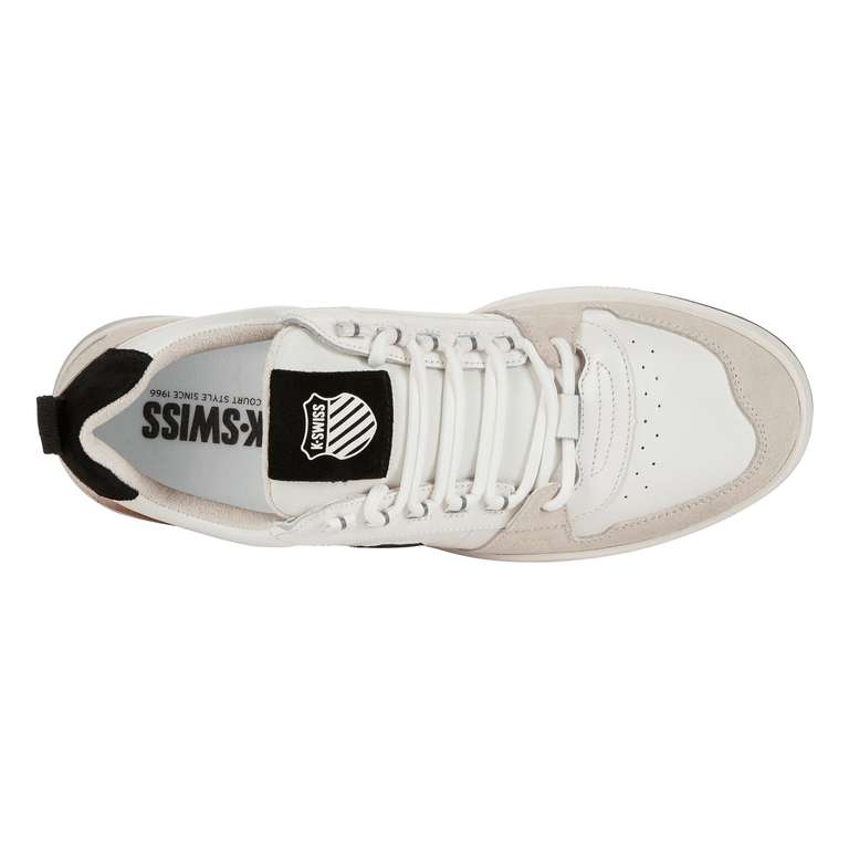 [Veepee] K-SWISS Sneakers Cannonshield LTH - Leder - weiß und schwarz (Gr. 39,5 - 47)