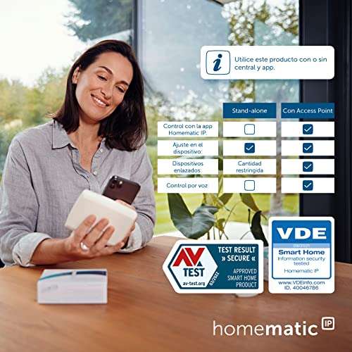 [Amazon.es WHD] Homematic IP eTRV-B Basic smartes Heizkörperthermostat Zustand: sehr gut (Neu 49,95€)