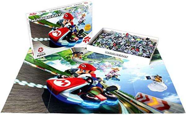 Winning Moves 29483 - Mario Kart Puzzle (1000 Teile) + Poster (Thalia KultClub)