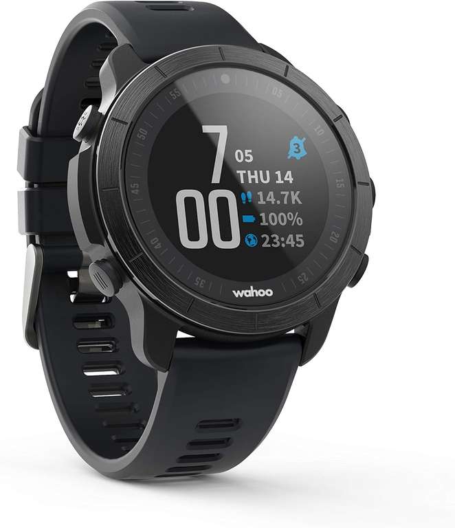 Wahoo Elemnt Rival Smartwatch (1.2", 240x240, bis 14d Akku, GPS, HR-Sensor, ANT+, Barometer, ATM5)