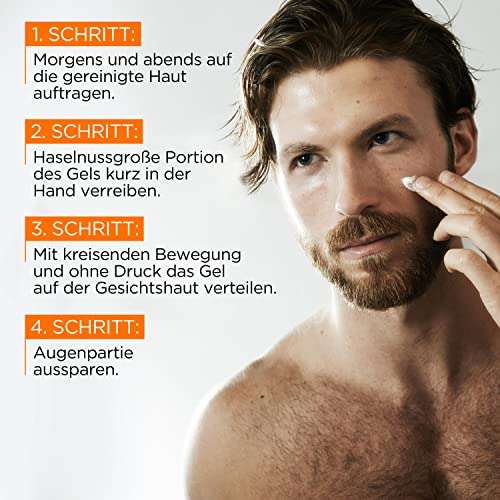 L'Oréal Men Expert kühlendes Gel für Männer, mit Anti-Glanz-Effekt, gegen Müdigkeit, Hydra Energy, 1 x 50 ml (Prime Spar-Abo)