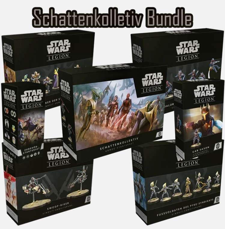 Tabletop Star Wars Legion diverse Bundles im Angebot.