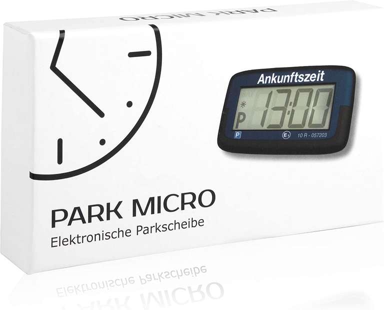 Park Micro - elektronische Parkscheibe mit Zulassung - Werbung