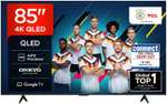 122° - [OTTO / Baur] 85T69CX1 85" QLED 4K Google TV, Dolby Vision, HDMI 2.1 für 838,95 € inkl. Versand