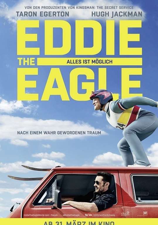 [YouTube] Film Eddie the Eagle leihen für 1€
