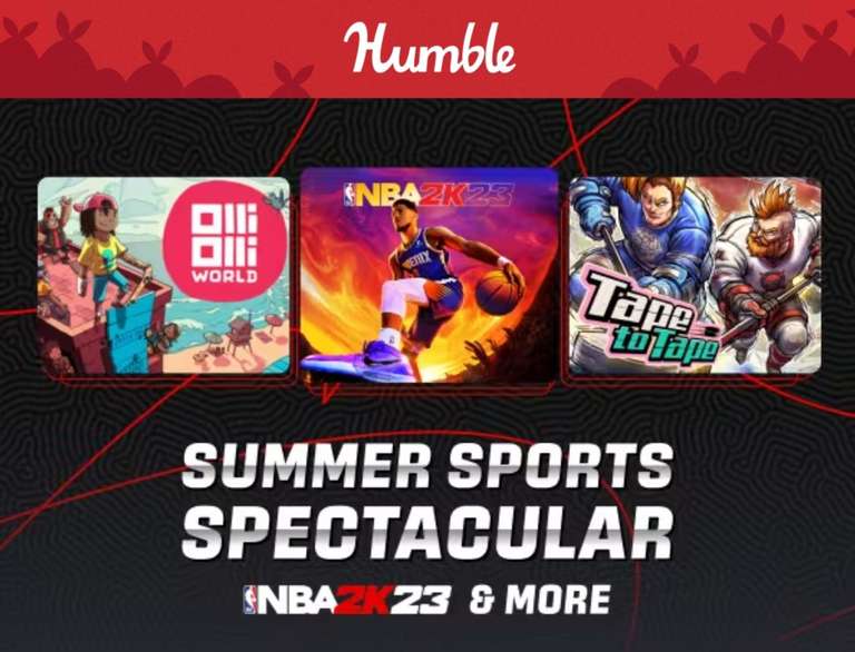 [Humble Bundle] Summer Sports Bundle | OlliOlli World | NBA 2K23 | Tape to Tape | Lethal League Blaze | Wave Break [Steam]