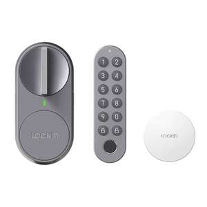 Lockin Smart Lock G30 - intelligentes Schloss mit Keypad (Entriegeln per Fingerabdruck, App-Steuerung oder mit einem Passwort) - Bestpreis