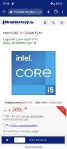 Intel CORE i5 13600K TRAY