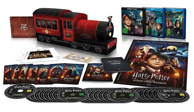 Harry Potter - The Complete Collection HOGWARTS EXPRESS mit Magical Movie Modus 4K Ultra HD Blu-ray + Blu-ray