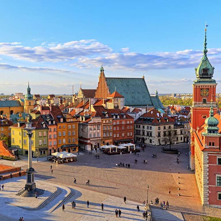 Warschau-Modlin (Polen): Hin- und Rückflug von Köln-Bonn ab 16€
