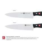 ZWILLING Twin Pollux Messer-Set, 3-teilig (Spick-/Garniermesser 10 cm, Fleischmesser 16 cm, Kochmesser 20 cm), Rostfrei, PRIME