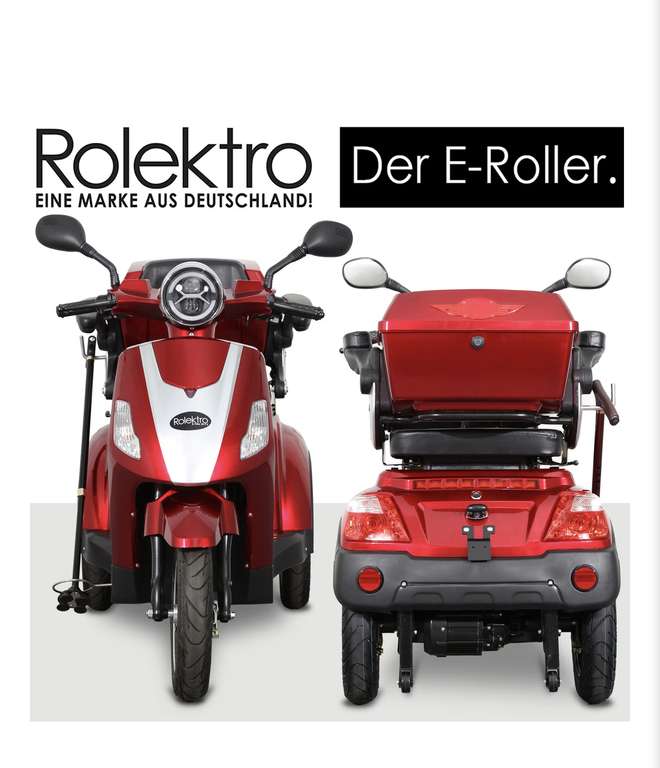 Rolektro E-Trike 25, V.2 in Rot