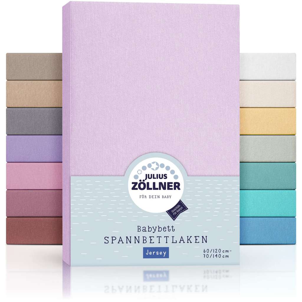 Jersey-Spannbettlaken 2er Pack, 81x42 Cm, Blau – Wasserdicht & Atmungsaktiv