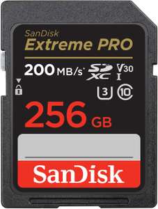SanDisk Extreme PRO SDXC UHS-I Speicherkarte 256 GB [Prime oder Packstation]