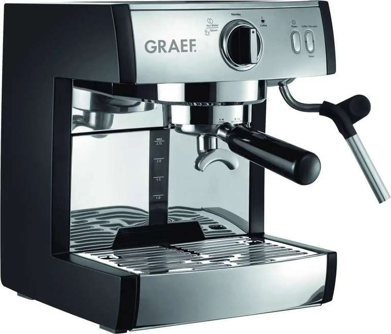 Graef ES 402 Salita + CM 202 Siebträgermaschine + Kaffeemühle schwarz