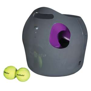 PetSafe Automatisches Hundespielzeug, interaktiver Tennisballwerfer für Hunde, wasserfest. mit Prime
