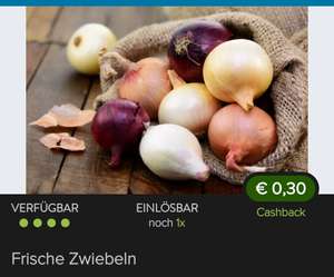Marktguru, 0,30€ Cashback auf Frische Zwiebeln (freebie, gratis möglich 0,01€)