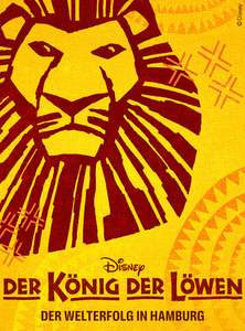 [Musical1 Newsletter-Gutschein] Stage Entertainment Der König der Löwen - bis zu 40% (für Vorstellungen bis Dezember 2023)