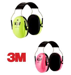 3M Peltor KID Kapselgehörschutz für Kinder H510AK, Neongrün / Pink (87 bis 98 dB)