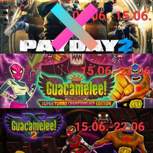[Epic Games Store] Kostenlos PayDay 2 (08.06-15.06) | Guacamelee Super Turbo Championship Edition & Guacamelee 2 (15.06.-22.06.2023)
