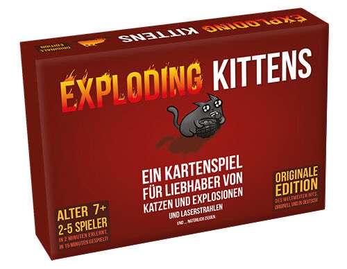 Exploding Kittens / Kartenspiel / Partyspiel / Gesellschaftsspiel / Asmodee / bgg 6.0 [prime]