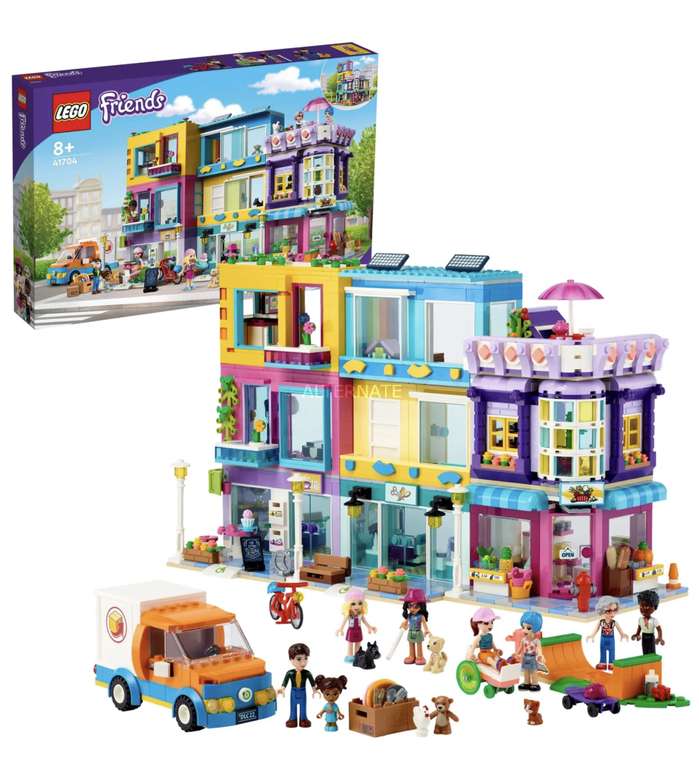 [Alternate] LEGO 41704 Friends Wohnblock in Heartlake City mit Friseursalon und Café