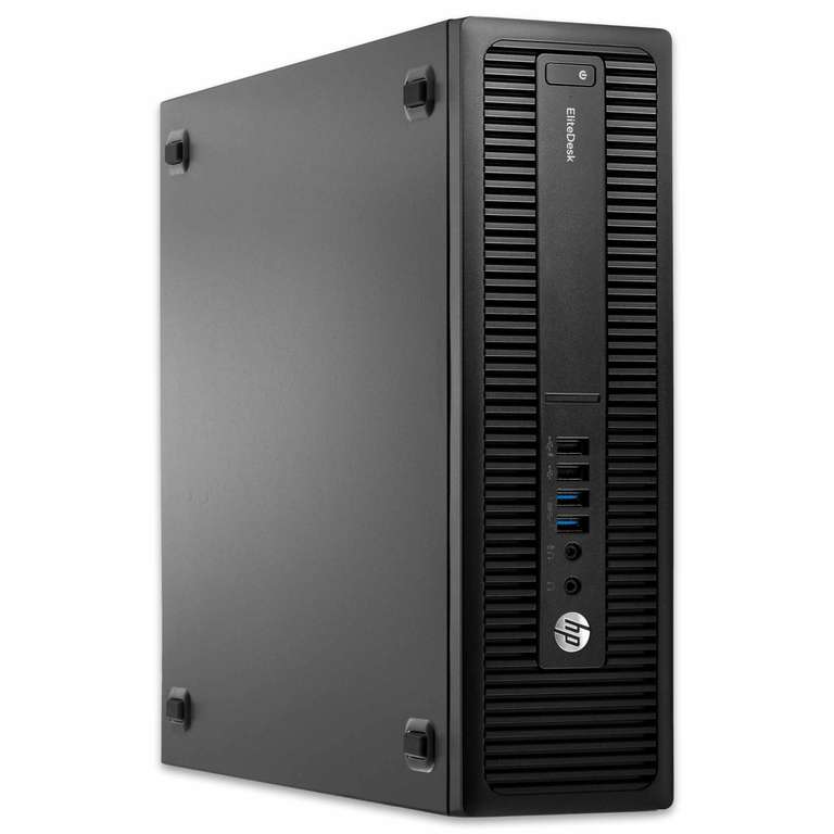 [Refurbished] HP EliteDesk 800 G2 SFF PC | i5-6500 | 8GB RAM/250GB SSD (aufrüstbar) | 2 x DP | 8 x USB 3.0 | Win10Pro | 10 x 33,9 x 37,9 cm