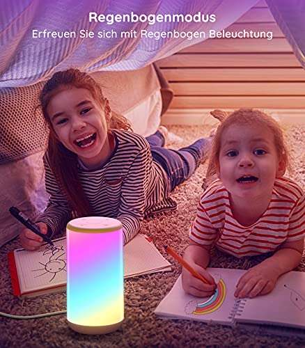Govee Smart Tischlampe RGBICWW WIFI Nachttischlampe, funktioniert mit Alexa und Google Assistant, 2200K-6500K