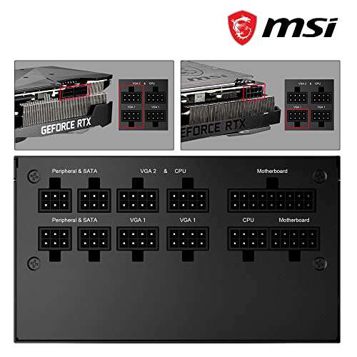 93,18 - 30% WHD | MSI MPG A650GF Netzteil - Wie Neu | 650W | 80-Plus-Gold | vollmodular | japanische 105°C-Kondensatoren | 10 Jahre Garantie