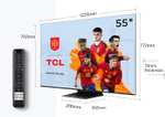 TCL 55QM8B TV Mini LED 55 Zoll, QLED, 144Hz, 4K HDR Premium 1300nits, Google TV, Dolby Atmos, Onkyo, Game Master Pro 2.0