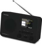 TechniSat TechniRadio 6 IR Digitalradio | DAB+, UKW, Internetradio | Bluetooth, WLAN | 2.4" Farbdisplay | 3.5mm Klinke | Akku optional (12€)