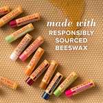 [PRIME/Sparabo] 4er Pack Burt's Bees 100 % natürlicher, feuchtigkeitsspendender Lippenbalsam, Gurke-Minze, Wassermelone und süße Mandarine
