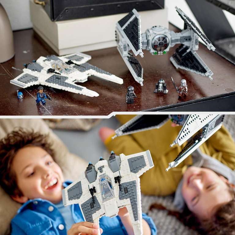 LEGO Star Wars Mandalorianischer Fang Fighter vs. TIE Interceptor Set | Amazon