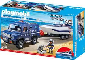 Playmobil City Action - Polizei-Truck mit Speedboot (5187) [Lokal DOC Ochtrup]