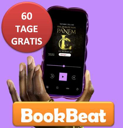 BookBeat: 60 Tage kostenlos | 1 Million Hörbücher & E-Books | Angebot eBook | Neukunden/Neuer Account oder Student -50% | DE & AT