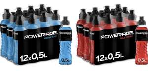 Pfandfehler Powerade Sports Mountain Blast, kalorienarmes Getränk mit Elektrolyten, Einweg (12x500 ml) [PRIME/Sparabo] Wild Cherry für 8,42€