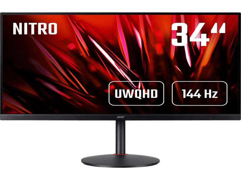Acer XV342CKP 34 Zoll UWQHD Ultrawide Gaming Monitor (1ms, 144Hz, HDR)