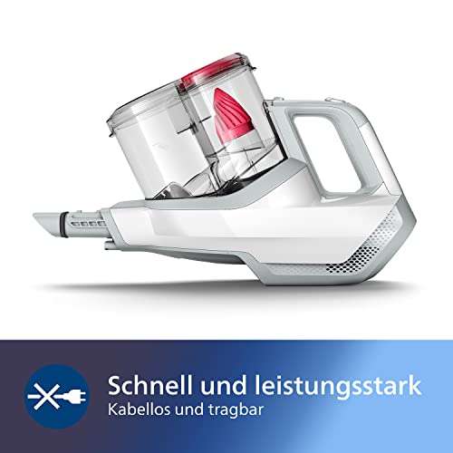 Philips SpeedPro Kabelloser Staubsauger – kabelloser Handstaubsauger mit 180-Grad-Saugdüse – bis zu 30 Minuten Reinigungskraft (FC6723/01)